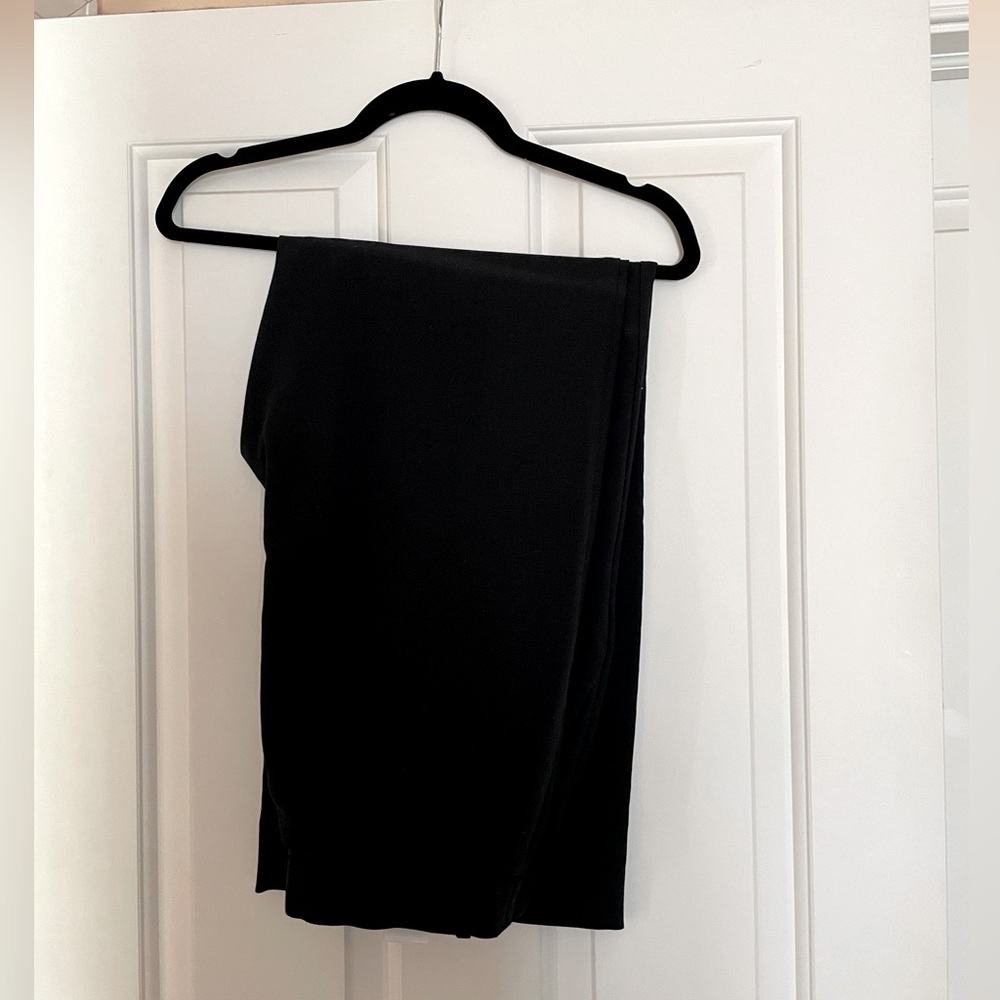 Abercrombie & Fitch Tailored Relaxed Straight Pants, Size 30, Black